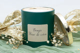 Bougie parfumée 210gr - Pot vert sapin