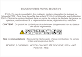 Bougie Mystère N°3  -180gr